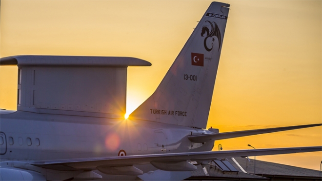  Konya'dan kalkan HİK uçağı NATO toplantısının güvenliğini sağladı 