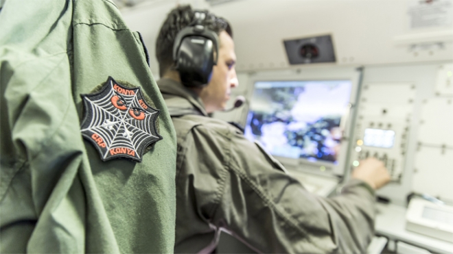  Konya'dan kalkan HİK uçağı NATO toplantısının güvenliğini sağladı 