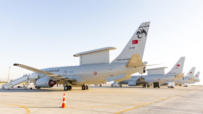  Konya'dan kalkan HİK uçağı NATO toplantısının güvenliğini sağladı 