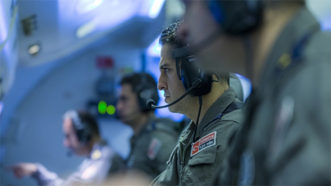  Konya'dan kalkan HİK uçağı NATO toplantısının güvenliğini sağladı 