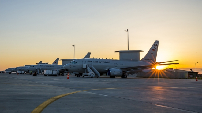  Konya'dan kalkan HİK uçağı NATO toplantısının güvenliğini sağladı 