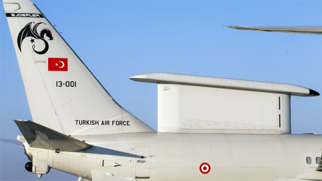  Konya'dan kalkan HİK uçağı NATO toplantısının güvenliğini sağladı 