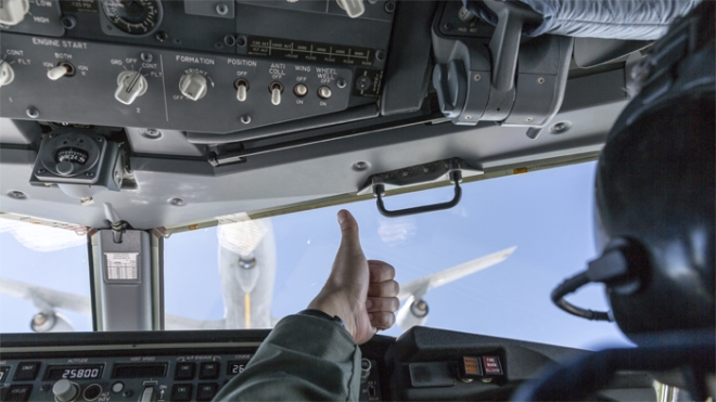  Konya'dan kalkan HİK uçağı NATO toplantısının güvenliğini sağladı 