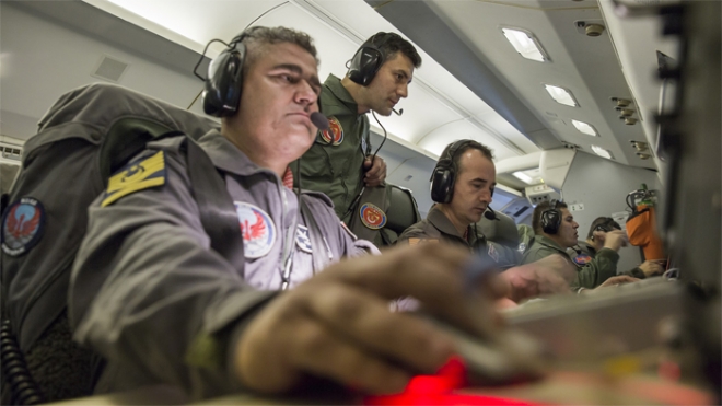  Konya'dan kalkan HİK uçağı NATO toplantısının güvenliğini sağladı 