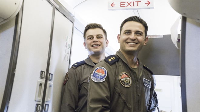  Konya'dan kalkan HİK uçağı NATO toplantısının güvenliğini sağladı 