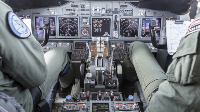  Konya'dan kalkan HİK uçağı NATO toplantısının güvenliğini sağladı 