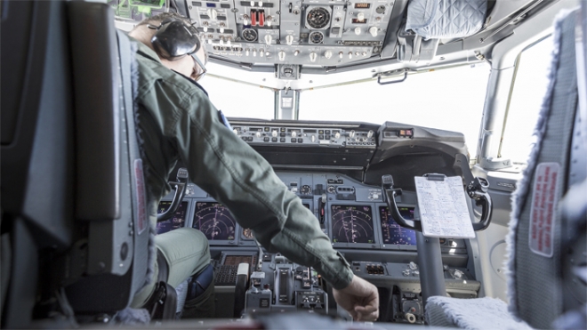  Konya'dan kalkan HİK uçağı NATO toplantısının güvenliğini sağladı 