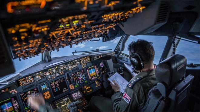  Konya'dan kalkan HİK uçağı NATO toplantısının güvenliğini sağladı 