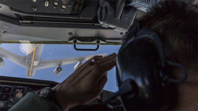  Konya'dan kalkan HİK uçağı NATO toplantısının güvenliğini sağladı 