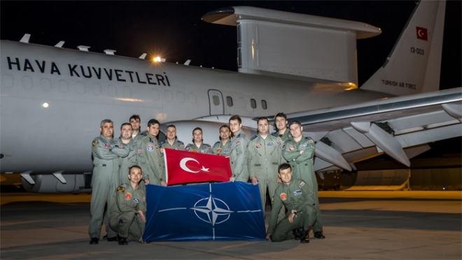  Konya'dan kalkan HİK uçağı NATO toplantısının güvenliğini sağladı 