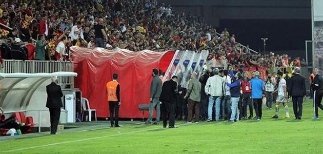 Sahadan çekilen Eskişehirspor’a ağır ceza