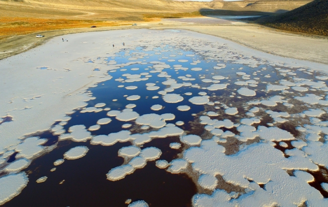 Meke Gölü'nde 