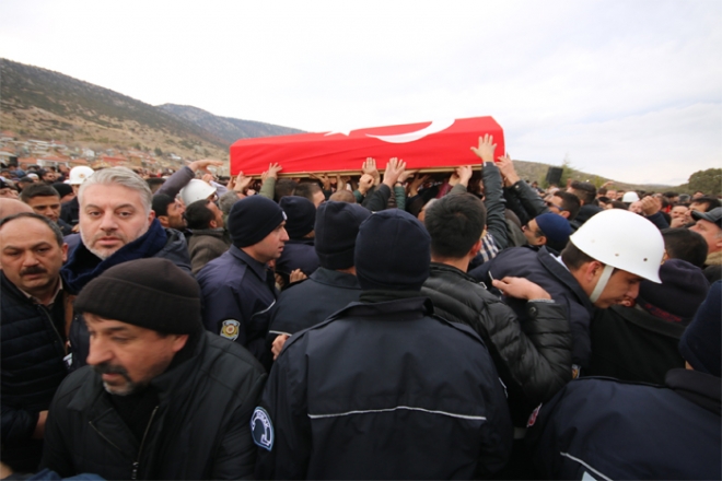 Şehit polis memuru Oğuzhan Duyar'a son görev