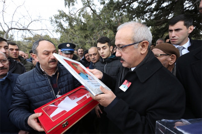 Şehit polis memuru Oğuzhan Duyar'a son görev