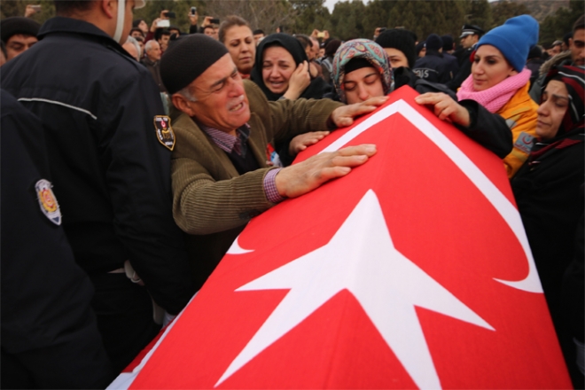 Şehit polis memuru Oğuzhan Duyar'a son görev