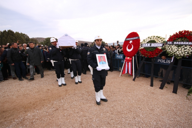 Şehit polis memuru Oğuzhan Duyar'a son görev