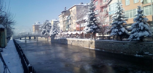 Konya'da bir ilçe -20'yi gördü