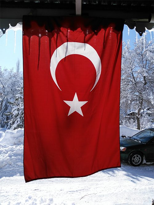 Bozkır Dereköy’den kar manzaraları