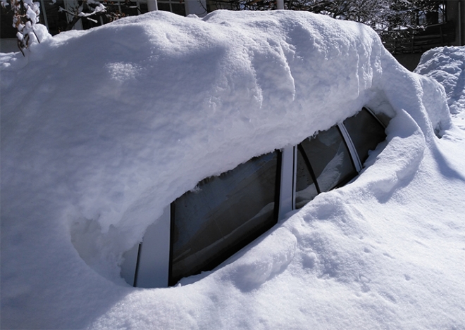 Bozkır Dereköy’den kar manzaraları