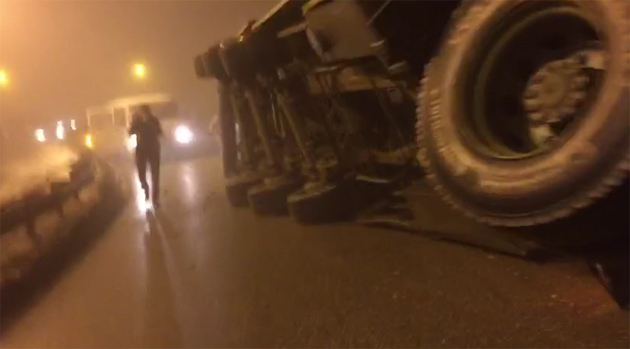 Konya’da kent merkezinde sis etkili oldu