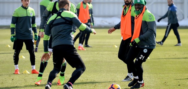 Konyaspor, Gençlerbirliği maçına hazırlanıyor