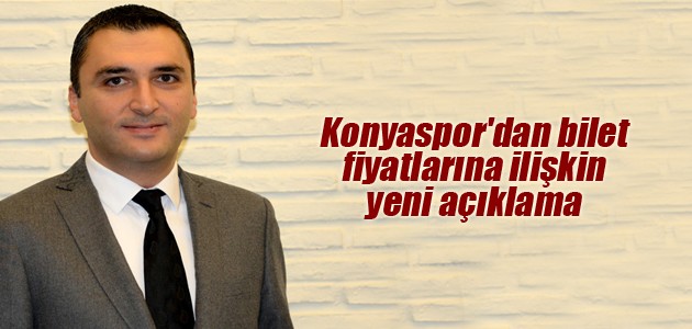 Konyaspor’dan bilet fiyatlarına ilişkin açıklama