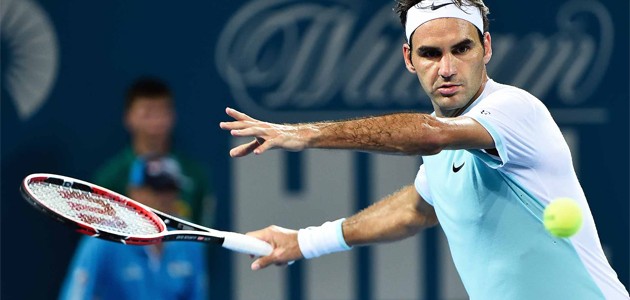 Federer’in bileği bükülmüyor