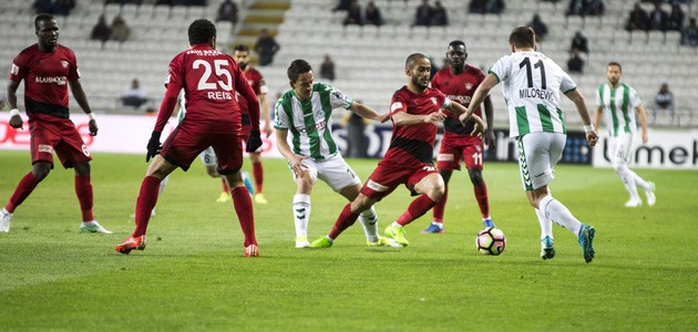 Atiker Konyaspor’un yenilmezlik serisi son buldu