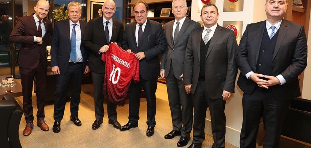 FIFA Başkanı Infantino’dan TFF’ye ziyaret