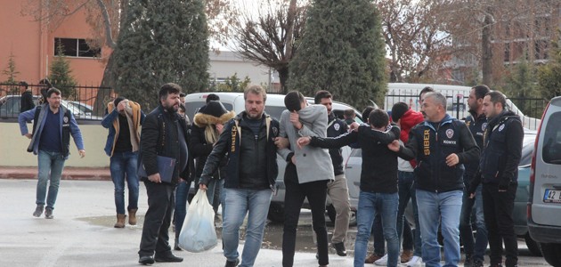 Konya’da kredi kartı dolandırıcılığı operasyonu: 7 tutuklama