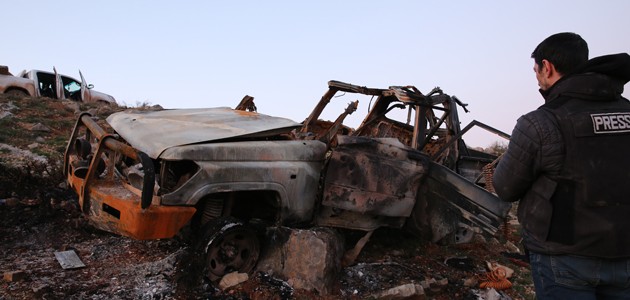 Afrin’de intihar saldırısı girişimi tank atışıyla engellendi