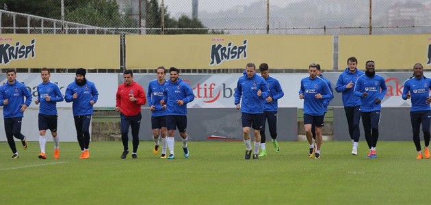 Trabzonspor’da Galatasaray maçı hazırlıkları başladı