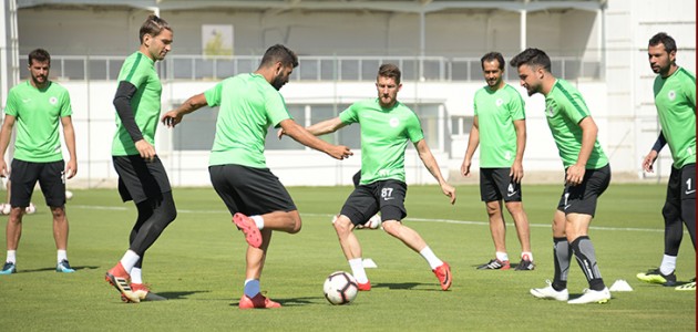 Konyaspor  Antalyaspor maçının hazırlıklarını tamamladı