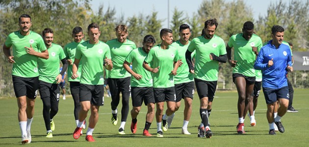 Atiker Konyaspor’da Yeni Amasyaspor maçı hazırlıkları başladı