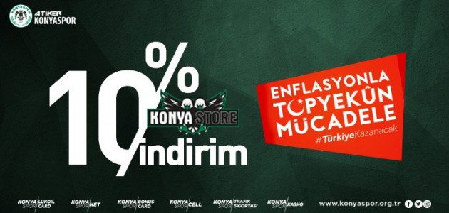 Atiker Konyaspor’dan indirim kampanyasına destek