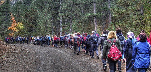Beyşehir’de doğa yürüyüşü etkinliği
