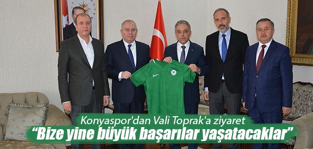 Konyaspor’dan Vali Toprak’a ziyaret