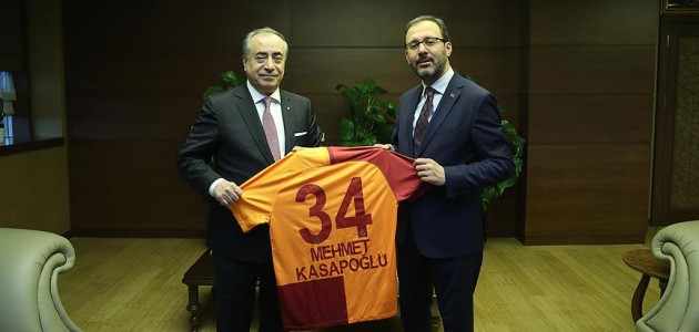 Bakan Kasapoğlu, Mustafa Cengiz’i kabul etti
