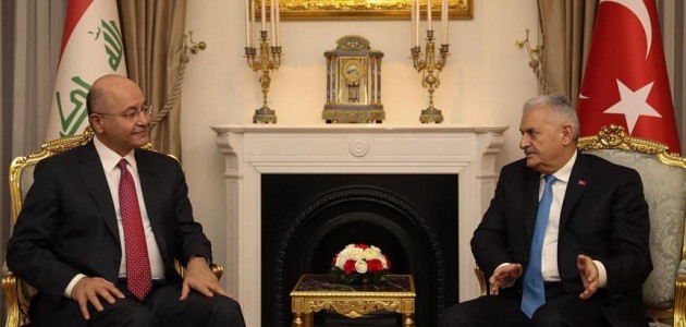 TBMM Başkanı Yıldırım, Irak Cumhurbaşkanı Salih ile görüştü