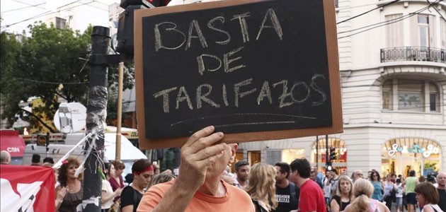 Arjantin’de halk zamları protesto için sokağa döküldü