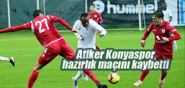 Atiker Konyaspor hazırlık maçında Altınordu’ya 1-0 mağlup oldu