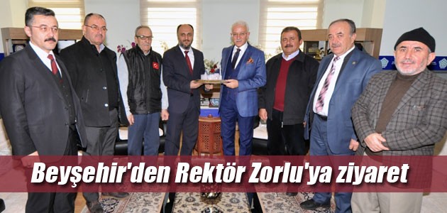 Beyşehir’den Rektör Zorlu’ya ziyaret