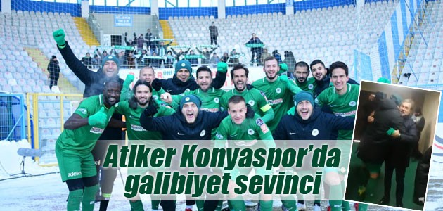 Atiker Konyaspor’da galibiyet sevinci