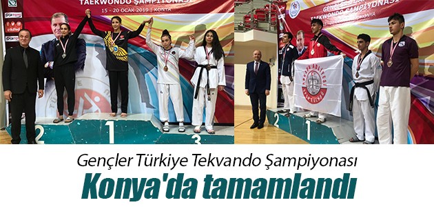 Gençler Türkiye Tekvando Şampiyonası Konya’da tamamlandı