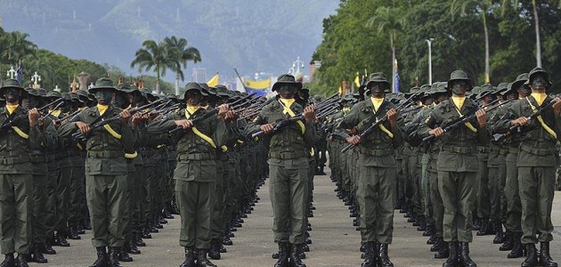 Venezuela ordusundan Maduro’ya destek