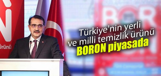 Türkiye’nin yerli ve milli temizlik ürünü BORON piyasada