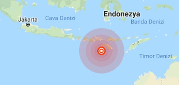 Endonezya’da 6,6 büyüklüğünde deprem