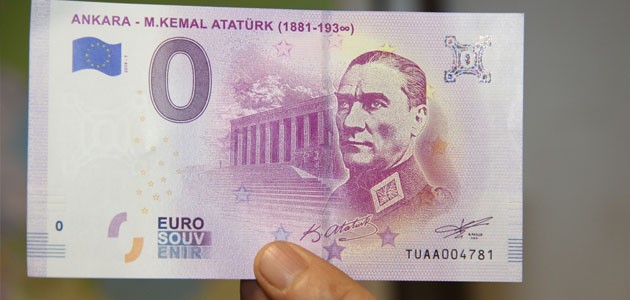 Atatürk portreli ’Euro’ bastılar