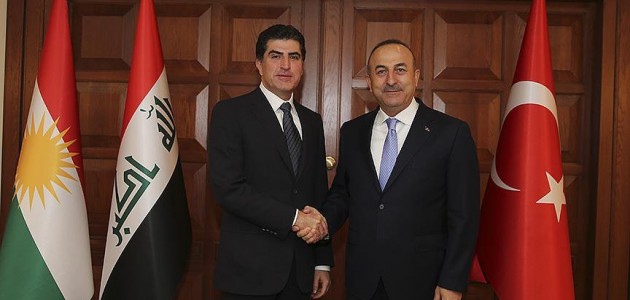 Dışişleri Bakanı Çavuşoğlu Neçirvan Barzani ile görüştü