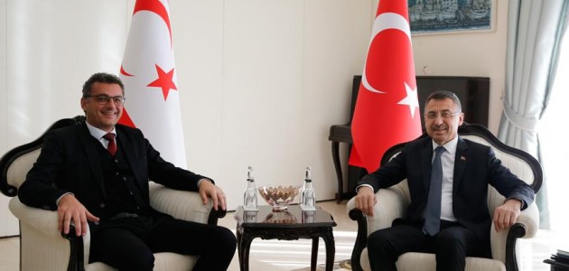 Cumhurbaşkanı Yardımcısı Oktay, KKTC Başbakanı Erhürman ile görüştü